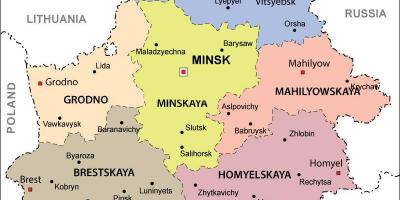 Harta Belarus politice