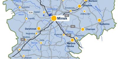 Minsk, Belarus hartă